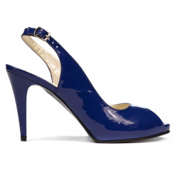 Women sandals 1250 patent blue