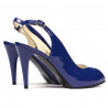 Women sandals 1250 patent blue