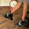 Women boots 3351 black combined lifestyle