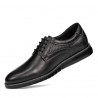 Pantofi casual 929 negru combinat