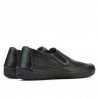 Women loafers, moccasins (large size) 6000ms black