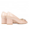 Women stylish, elegant shoes 1274 pudra pearl