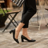 Women stylish, elegant shoes 1283 black lifestyle