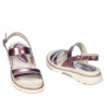 Women sandals 5075-1 purple pearl