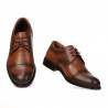 Men stylish, elegant shoes 930m a brown