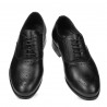 Men stylish, elegant shoes 932m black