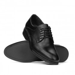Men stylish, elegant shoes 933 black