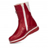Small children knee boots 107c red combined