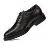 Men stylish, elegant shoes 937 black