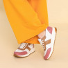 Pantofi sport dama 6030 roz+alb lifestyle