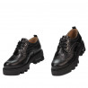 Pantofi casual dama 6047 negru combinat