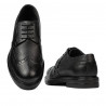 Men stylish, elegant shoes 939 black