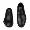 Men stylish, elegant shoes 941 black florantic