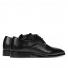 Pantofi eleganti barbati 941 negru florantic