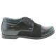 Children shoes 132 patent black+black velour