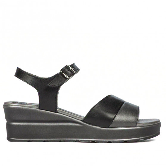 Sandale dama 5087 negru combinat