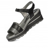 Sandale dama 5087 negru combinat