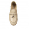 Women loafers, moccasins 6054 crem