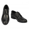 Men stylish, elegant shoes 952 black