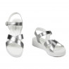 Women sandals 5049-1 silver
