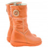 Small children knee boots 25c orange