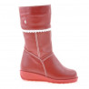 Small children knee boots 25c red+white