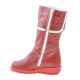 Small children knee boots 25c red+white