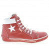 Women boots 3274 red+white