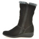 Women knee boots 3246 black velour