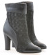 Women boots 1146 black+black pearl