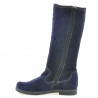 Women knee boots 3243 indigo velour
