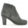 Women boots 3230 gray velour