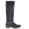 Women knee boots 3225 indigo velour