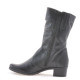 Women knee boots 261 black+crep black