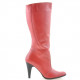 Women knee boots 010 red