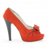 Women sandals 1099 antilopa red+black