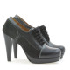 Pantofi eleganti dama 1093 negru combinat