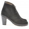 Women boots 3230 black velour