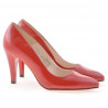 Pantofi eleganti dama 1234 lac rosu satinat