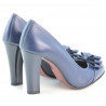 Women stylish, elegant shoes 1226 indigo