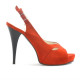 Women sandals 1080 red antilopa