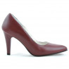 Women stylish, elegant shoes 1234 grena