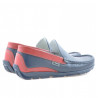Teenagers moccasins, loafers 395 indigo+red