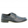 Men stylish, elegant shoes 799 indigo