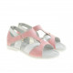 Sandale copii mici 09c roz+alb