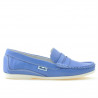 Women loafers, moccasins 661 blue
