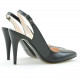 Women sandals 1249 patent black 