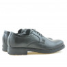 Men stylish, elegant, casual shoes 755 black