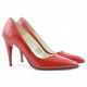 Pantofi eleganti dama 1246 lac rosu satinat