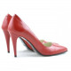 Pantofi eleganti dama 1246 lac rosu satinat